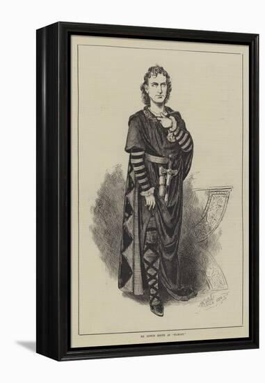 Mr Edwin Booth as Hamlet-null-Framed Premier Image Canvas