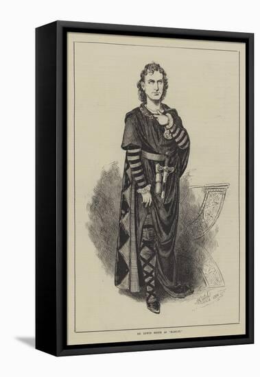 Mr Edwin Booth as Hamlet-null-Framed Premier Image Canvas