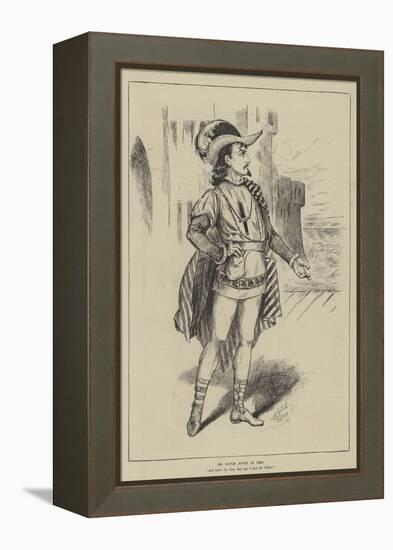 Mr Edwin Booth as Iago-null-Framed Premier Image Canvas