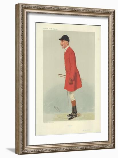 Mr Evan Hansbury-Sir Leslie Ward-Framed Giclee Print