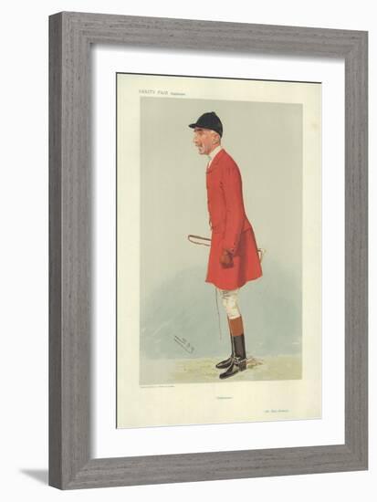 Mr Evan Hansbury-Sir Leslie Ward-Framed Giclee Print