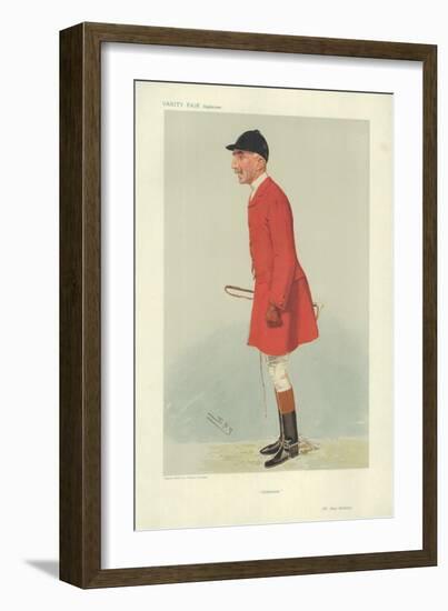 Mr Evan Hansbury-Sir Leslie Ward-Framed Giclee Print