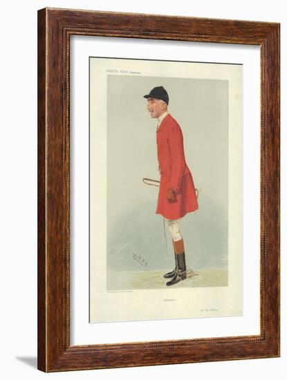 Mr Evan Hansbury-Sir Leslie Ward-Framed Giclee Print
