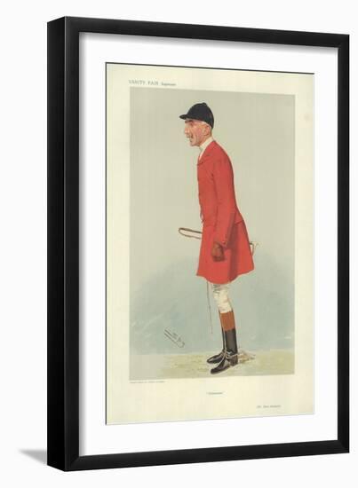 Mr Evan Hansbury-Sir Leslie Ward-Framed Giclee Print