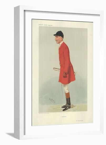 Mr Evan Hansbury-Sir Leslie Ward-Framed Giclee Print