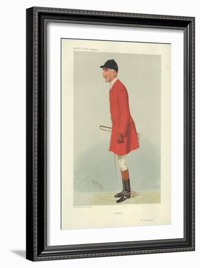 Mr Evan Hansbury-Sir Leslie Ward-Framed Giclee Print