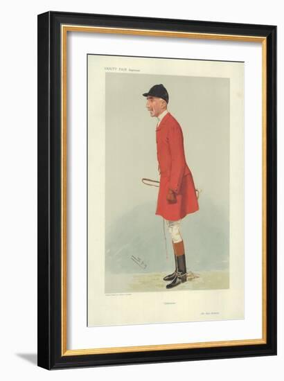 Mr Evan Hansbury-Sir Leslie Ward-Framed Giclee Print