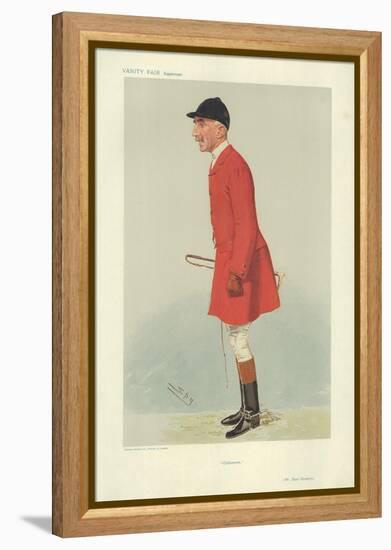 Mr Evan Hansbury-Sir Leslie Ward-Framed Premier Image Canvas