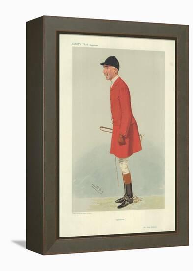 Mr Evan Hansbury-Sir Leslie Ward-Framed Premier Image Canvas