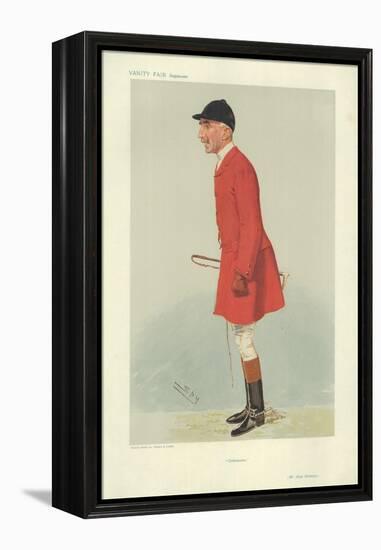 Mr Evan Hansbury-Sir Leslie Ward-Framed Premier Image Canvas