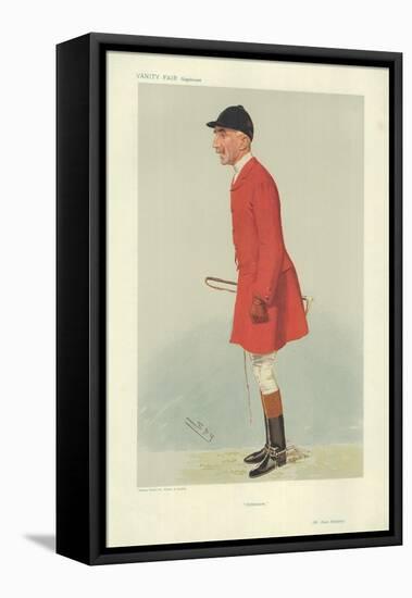 Mr Evan Hansbury-Sir Leslie Ward-Framed Premier Image Canvas