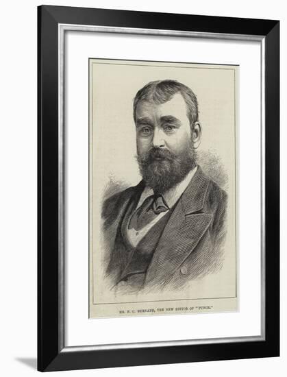 Mr F C Burnand, the New Editor of Punch-null-Framed Giclee Print