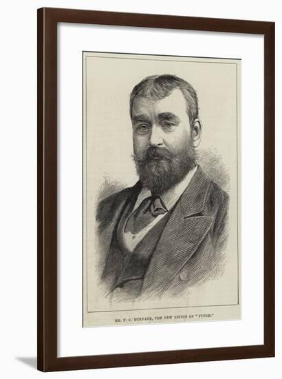 Mr F C Burnand, the New Editor of Punch-null-Framed Giclee Print