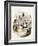 Mr. Fezziwig's Ball, from "A Christmas Carol" by Charles Dickens (1812-70) 1843-John Leech-Framed Giclee Print