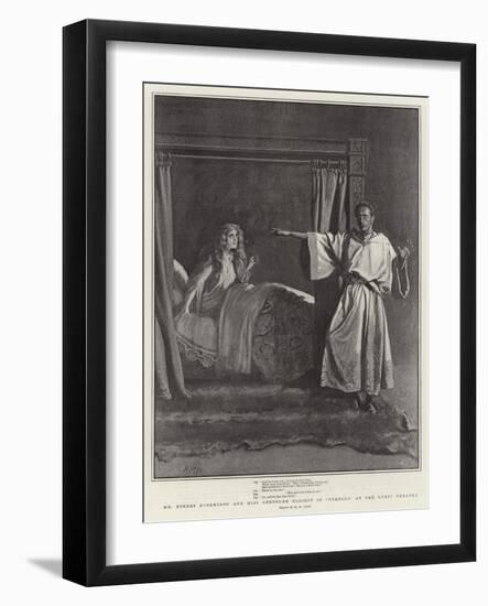 Mr Forbes Robertson and Miss Gertrude Elliott in Othello at the Lyric Theatre-Henry Marriott Paget-Framed Giclee Print
