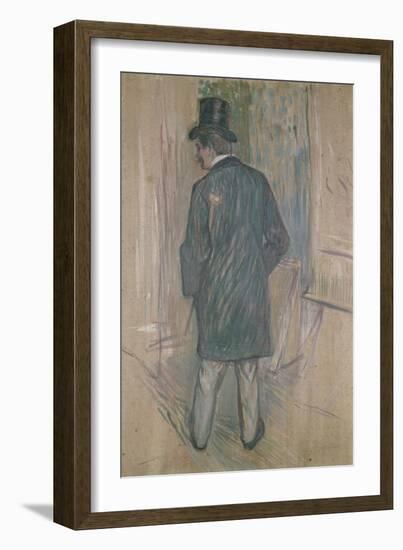 Mr Fourcade (Oil on Canvas)-Henri de Toulouse-Lautrec-Framed Giclee Print