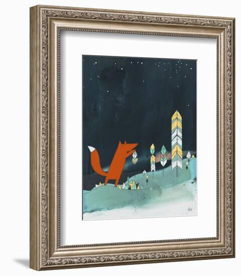 Mr. Fox is Inspired-Kristiana Pärn-Framed Art Print