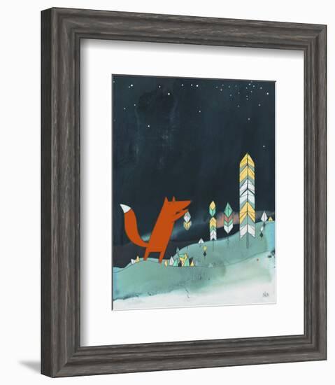 Mr. Fox is Inspired-Kristiana Pärn-Framed Art Print