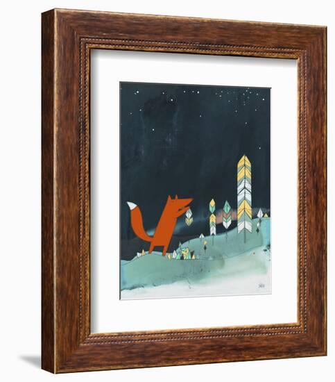 Mr. Fox is Inspired-Kristiana Pärn-Framed Art Print