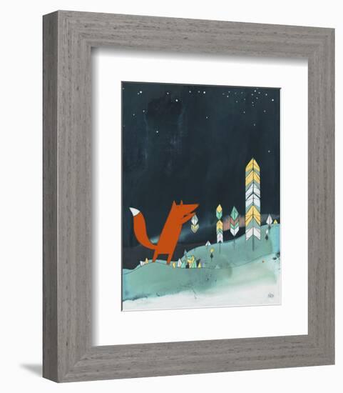 Mr. Fox is Inspired-Kristiana Pärn-Framed Art Print