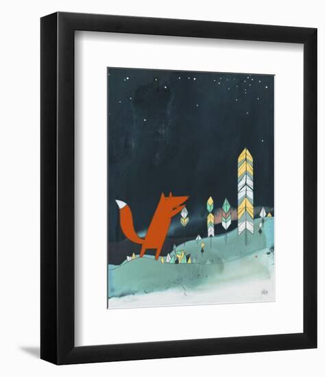 Mr. Fox is Inspired-Kristiana Pärn-Framed Art Print