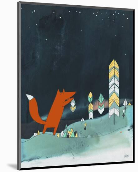 Mr. Fox is Inspired-Kristiana Pärn-Mounted Art Print