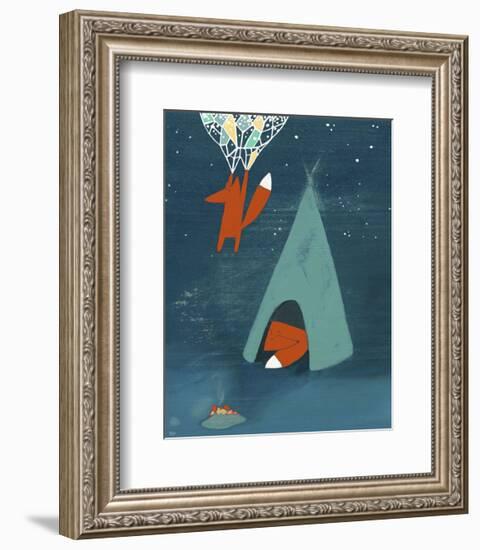 Mr. Fox’s Brilliant New Ideas-Kristiana Pärn-Framed Art Print