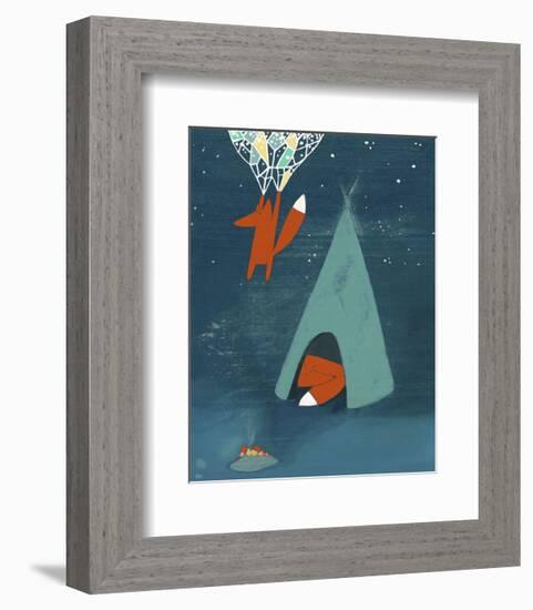 Mr. Fox’s Brilliant New Ideas-Kristiana Pärn-Framed Art Print