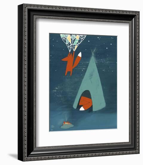 Mr. Fox’s Brilliant New Ideas-Kristiana Pärn-Framed Art Print