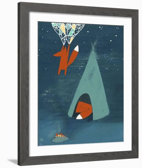 Mr. Fox’s Brilliant New Ideas-Kristiana Pärn-Framed Art Print