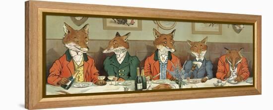 Mr. Fox's Hunt Breakfast-H Neilson-Framed Stretched Canvas