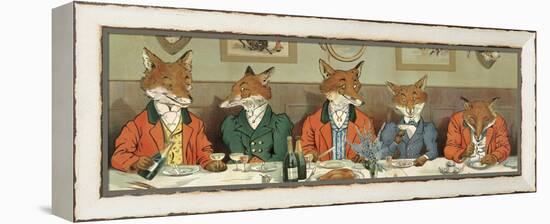 Mr. Fox's Hunt Breakfast-H Neilson-Framed Stretched Canvas