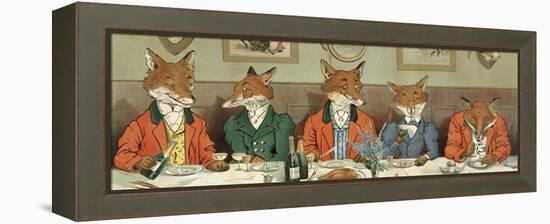 Mr. Fox's Hunt Breakfast-H Neilson-Framed Stretched Canvas