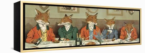Mr. Fox's Hunt Breakfast-H Neilson-Framed Stretched Canvas