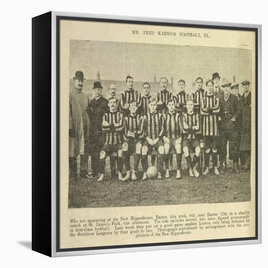 Mr Fred Karno's Football XI-null-Framed Premier Image Canvas