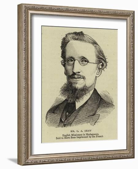 Mr G a Shaw-null-Framed Giclee Print