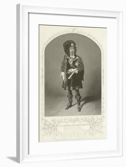 Mr G V Brooke as the Duke of Gloster, Richard the Third, Act I, Scene I-null-Framed Giclee Print