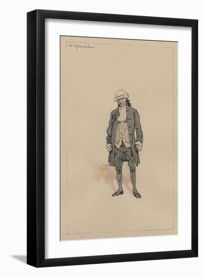 Mr Geoffrey Haredale, C.1920s-Joseph Clayton Clarke-Framed Giclee Print