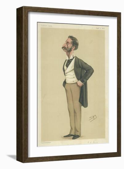 Mr George Henry Lewis-Sir Leslie Ward-Framed Giclee Print