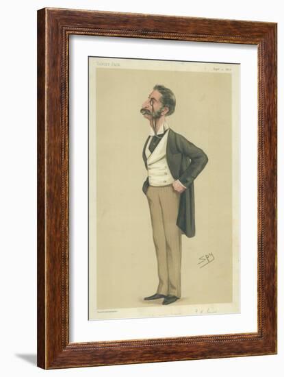 Mr George Henry Lewis-Sir Leslie Ward-Framed Giclee Print