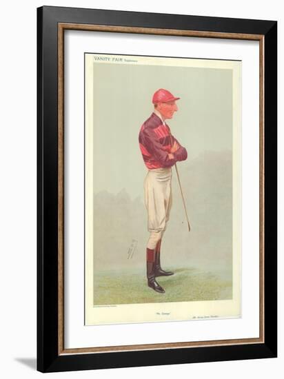 Mr George James Thursby, Mr George, 28 August 1907, Vanity Fair Cartoon-Sir Leslie Ward-Framed Giclee Print