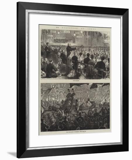 Mr Gladstone at Leeds-null-Framed Giclee Print