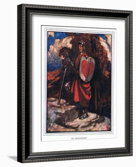 Mr Great-Heart-John Byam Liston Shaw-Framed Giclee Print
