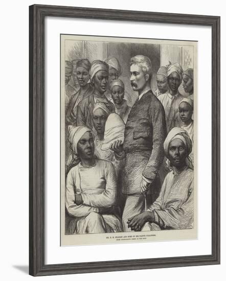 Mr H M Stanley and Some of His Native Followers-null-Framed Giclee Print