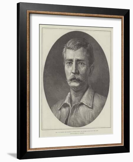 Mr H M Stanley, the Explorer of Central Africa, and Founder of the Congo Free State-Felix Stone Moscheles-Framed Giclee Print