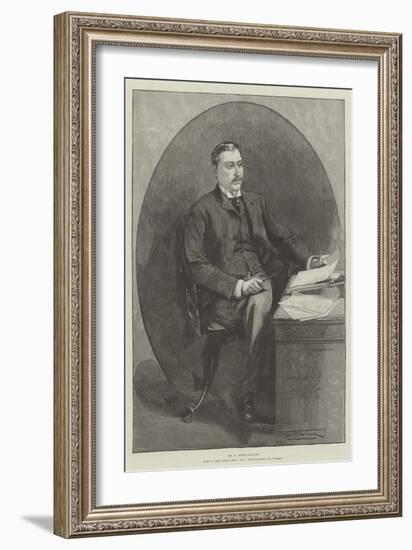 Mr H Rider Haggard, Author of King Solomon's Mines, She, Allan Quatermain, and Cleopatra-Thomas Walter Wilson-Framed Giclee Print