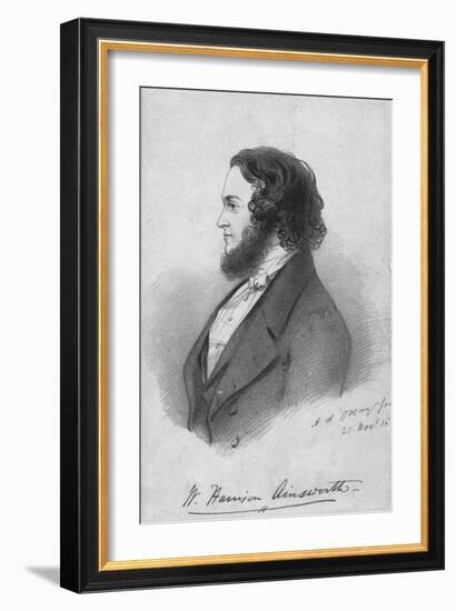 Mr. Harrison Ainsworth, c1840-Alfred d'Orsay-Framed Giclee Print