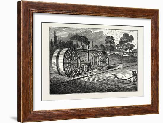 Mr. Heathcoat's Steam Plough-null-Framed Giclee Print