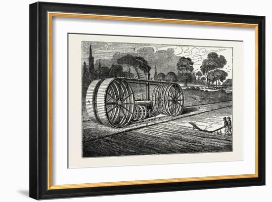 Mr. Heathcoat's Steam Plough-null-Framed Giclee Print