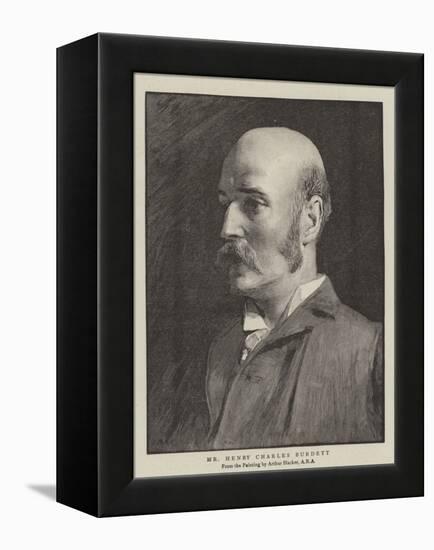 Mr Henry Charles Burdett-Arthur Hacker-Framed Premier Image Canvas